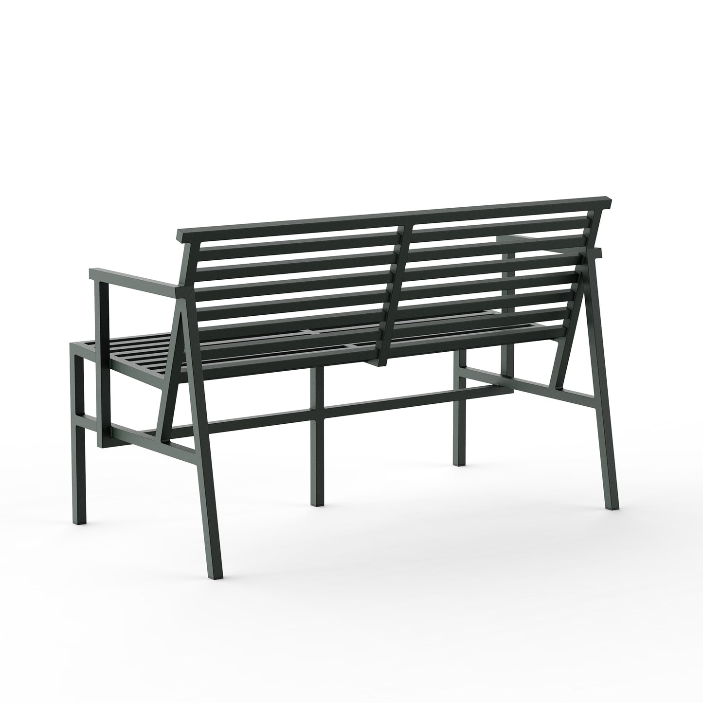 19 Outdoors Dining Bench Green