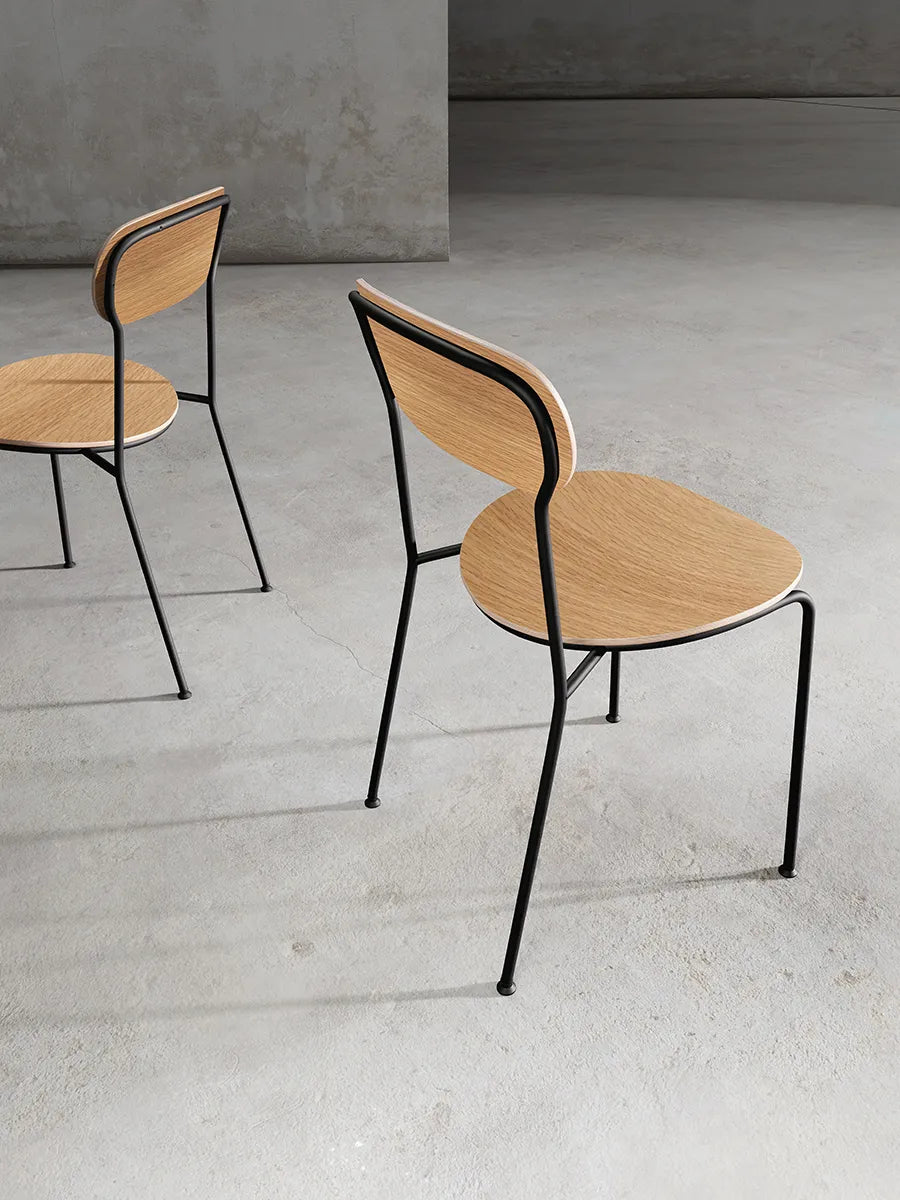 Stack Dining Chair, natural oak fra Stellar Works
