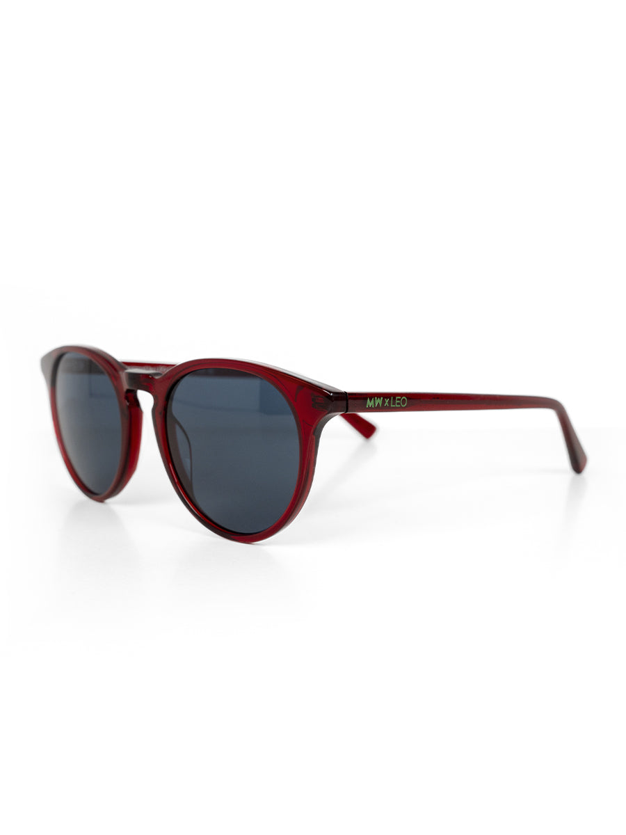 LEO x MW solbriller, limited edition – New Depp red