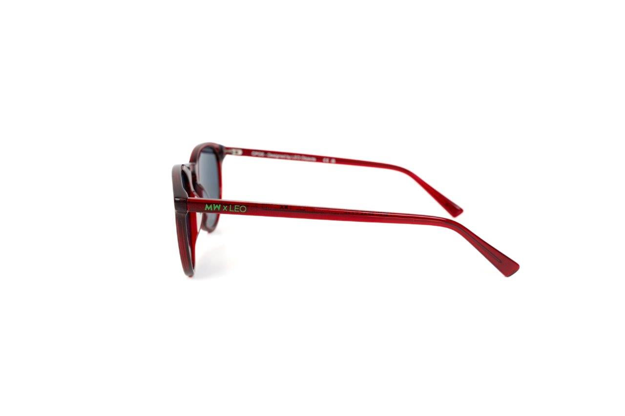 LEO x MW Shades, limited edition - New Depp dark red
