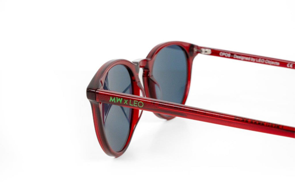 LEO x MW Shades, limited edition - New Depp dark red