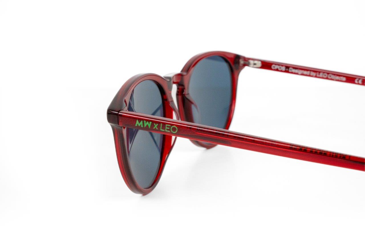 LEO x MW Shades, limited edition - New Depp dark red