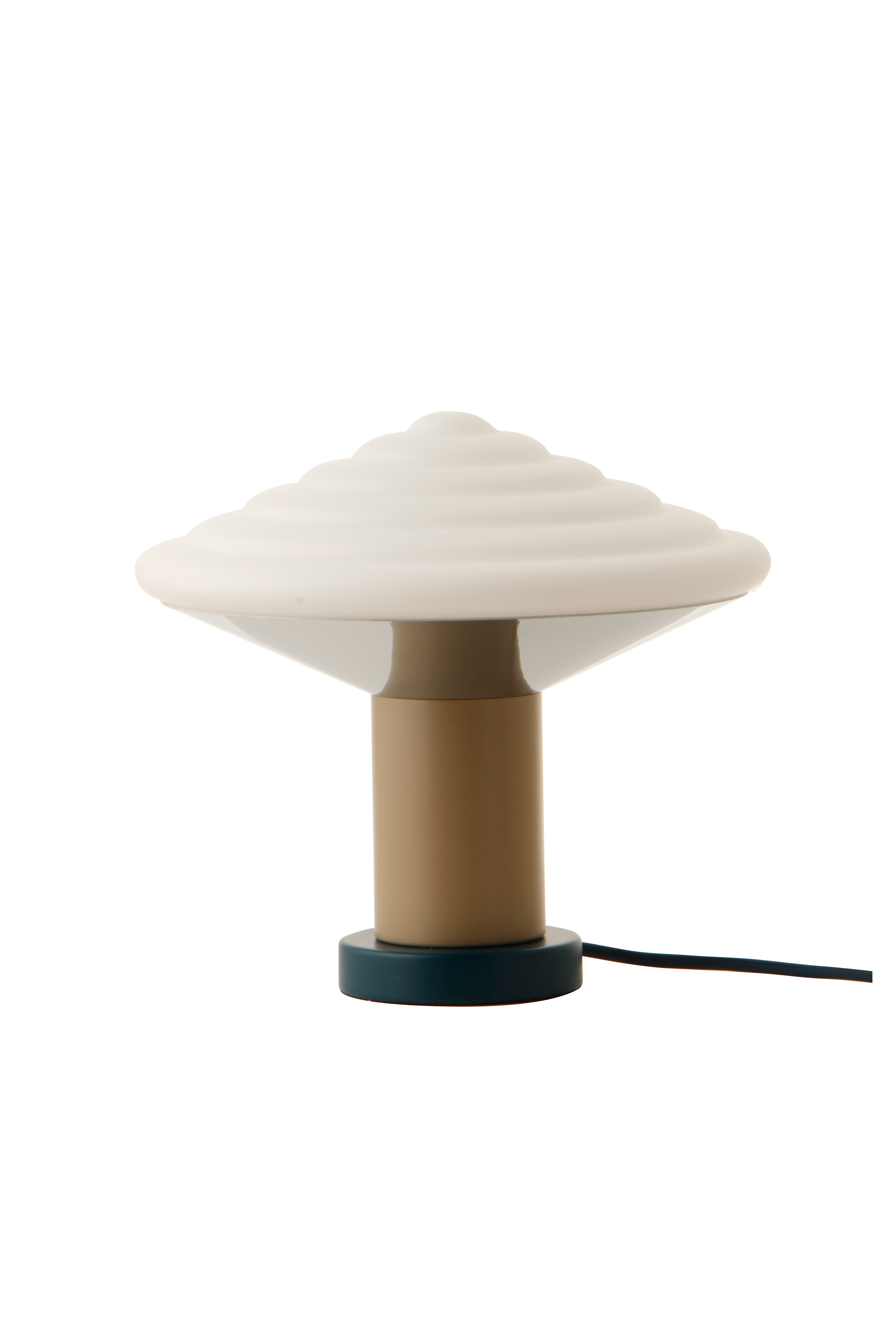 WTL1 Whipped table lamp, Ocean Blue
