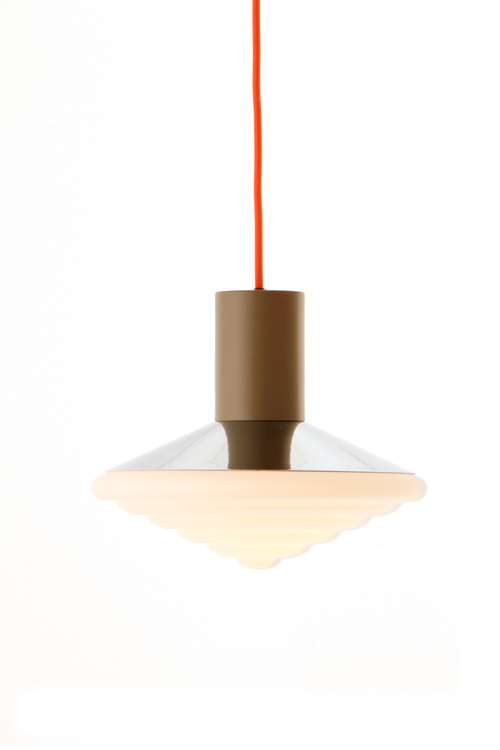 WPL2 Whipped pendant lamp, All chrome