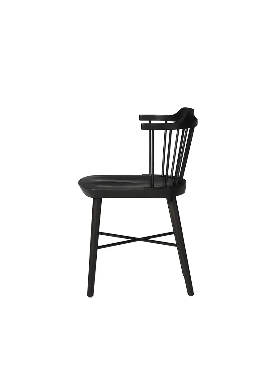 Exchange Dining Chair, black oak fra Stellar Works