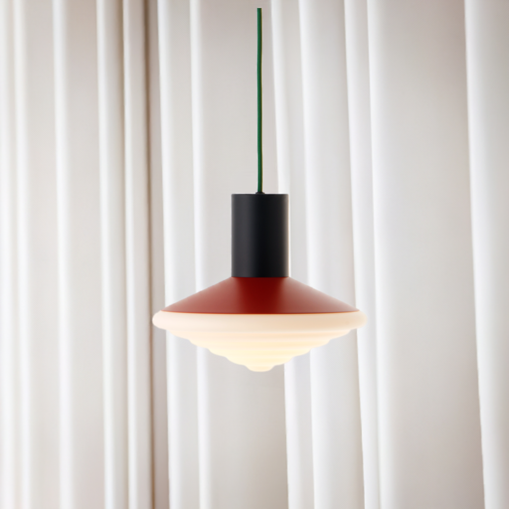 WPL2 Whipped pendant lamp, Pure Green
