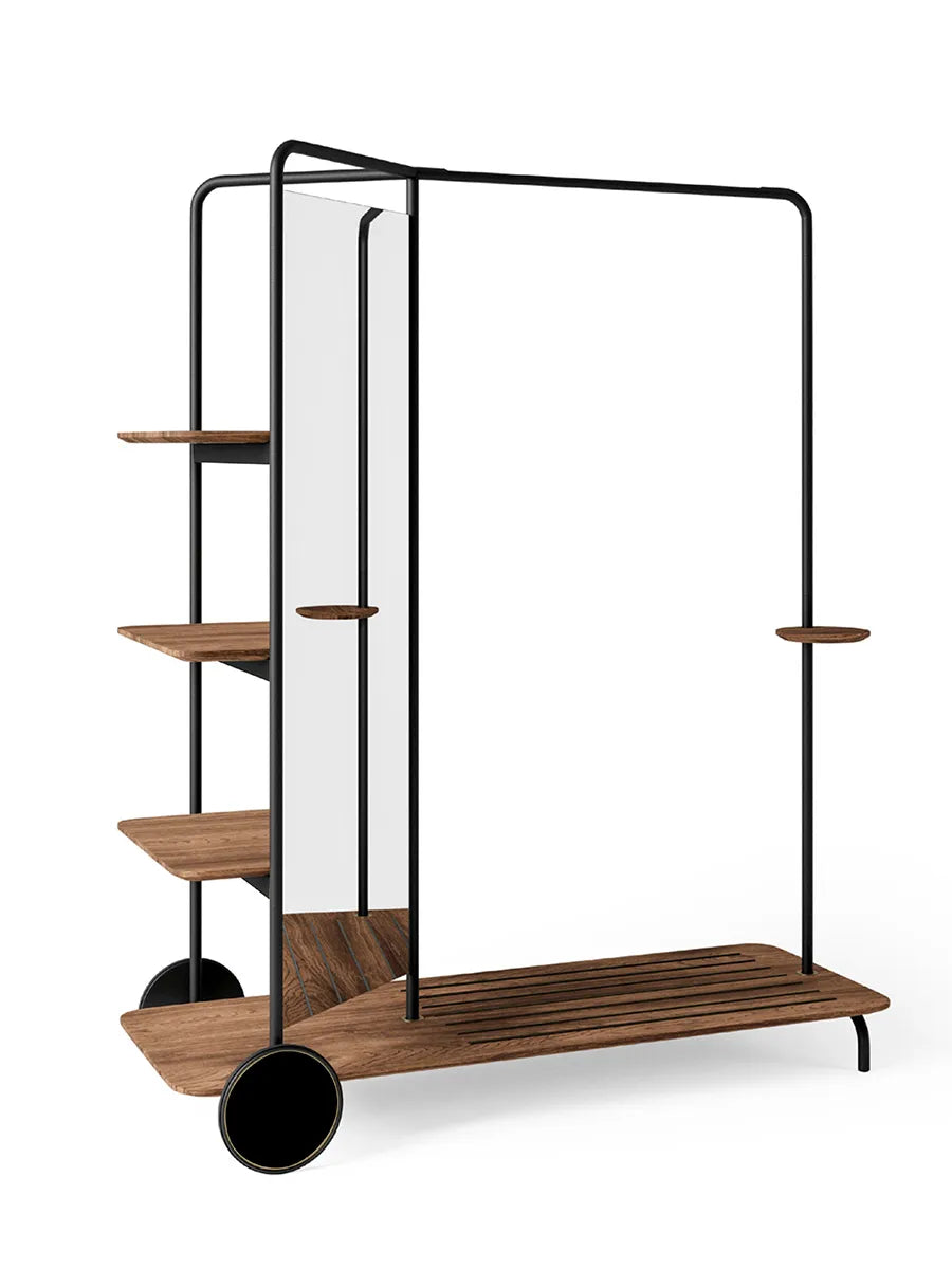 Host Wardrobe, walnut fra Stellar Works