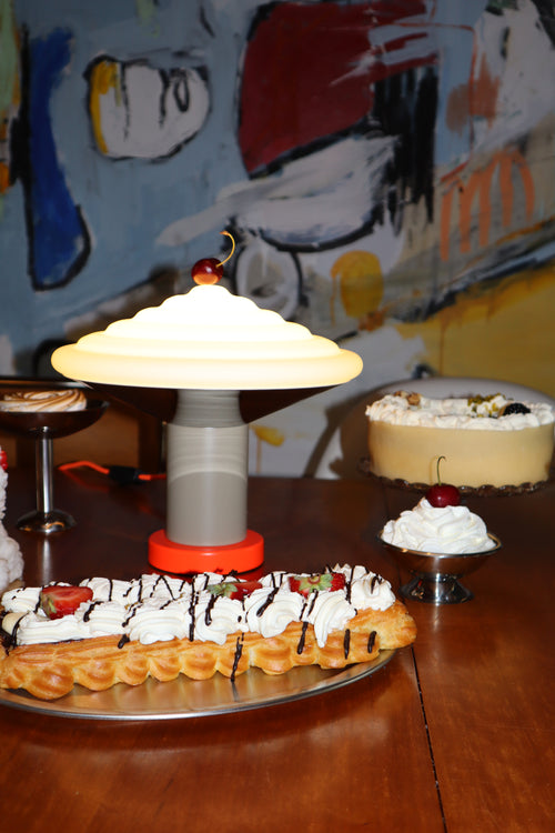 WP4 Whipped portable lampe, Luminous Orange